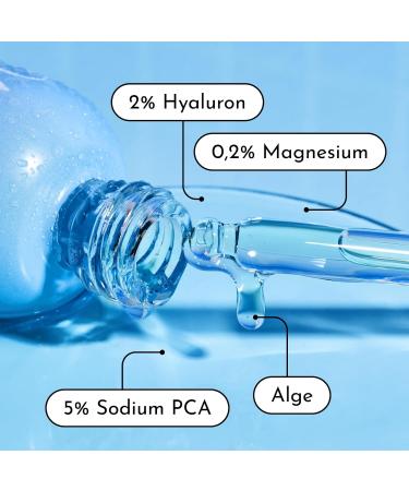 cosnova INAO Skincare Dewy Drop Deep Hydration Serum Serum with hyaluronic acid magnesium sodium pCA for healthylooking skin intensively moisturizing smoothing refreshing - Buy Online on GoSupps.com