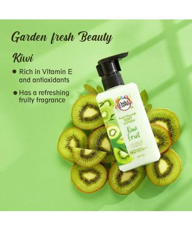 Buds & Berries Fruit Nourish Kiwi Gel Body Lotion |All season - Non greasy Light Hydration | No Paraben (240 ml) - Buy Online on GoSupps.com