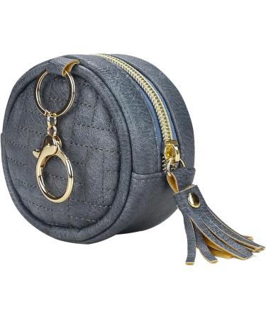 Tylyworth PU Leather Pacifier Bag | Diaper Bag Holder for Boys & Girls | Dark Blue | Holds 2 Pacifiers - 3.9 Diameter - Buy Online on GoSupps.com