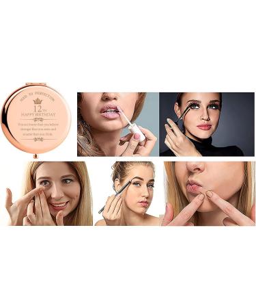 12th Birthday Gift for Girls | Inspirational Makeup Compact Mirror | Unique Gift for Daughter, Sister, Niece - Buy Online on GoSupps.com