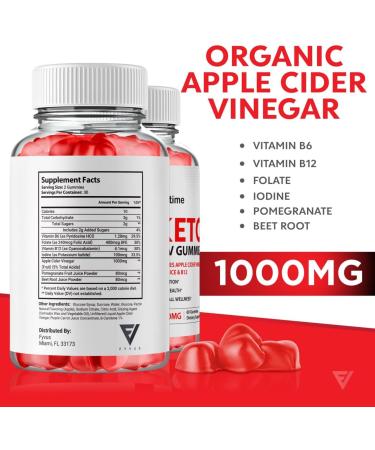 Lifetime Keto Plus ACV Gummies - Appetite Suppressant and Fat Burner (2 Pack, 120 Gummies) - Buy Online on GoSupps.com