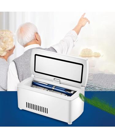 ZZBB LCD Display Insulin Cooler Case Portable Insulin Cooler Refrigerated Box Rechargeable Medicine Mini Fridge Cooler for Home Car Travel - Buy Online on GoSupps.com