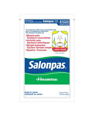 Salonpas Pain Relieving patch - Large 4 count