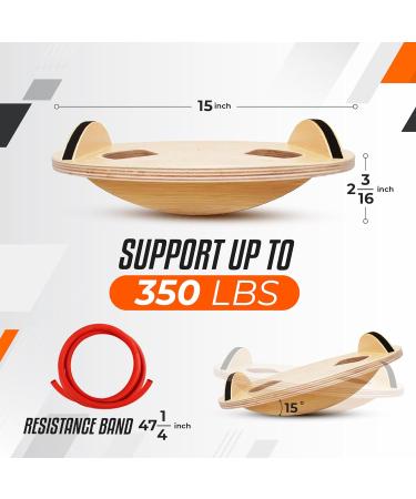 Yes4All Upgraded Foot Toes Balance Board for Adults - A Wood Upgraded Innovation - Buy Online on GoSupps.com