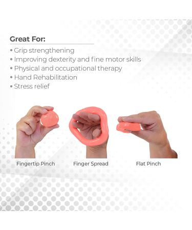 Sammons Preston Therapy Putty 4oz - Red Medium Soft | Hand Exerciser for Hand Rehabilitation & Grip Strength | Occupational Therapy Tool - Buy Online on GoSupps.com