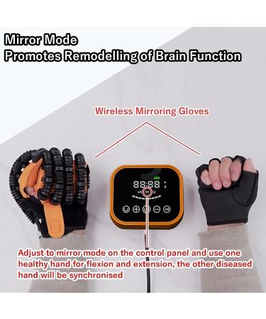 Disability Aids Rehabilitation Equipment Long-Term Relief Finger Cramps with Single Finger Training and Mirror Mode Right-XL Right X-Large - Buy Online on GoSupps.com