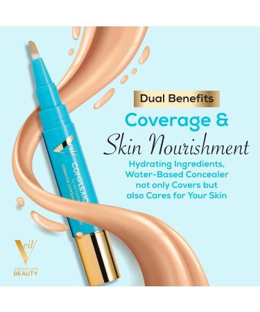 Veil Cosmetics Complexion Fix Concealer - 1P Porcelain Pink  - Buy Online on GoSupps.com