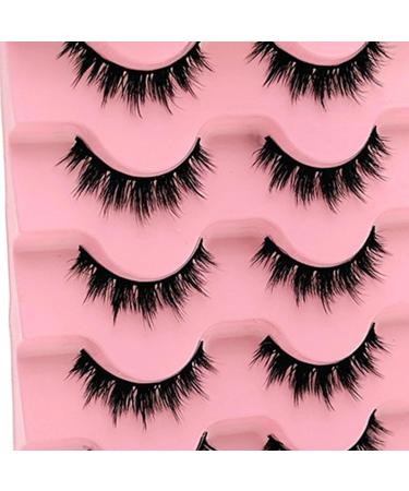 Shop 5 Pairs 3D Faux Mink Eyelashes - Thick Long & Dramatic Reusable Fake Lashes for Stunning Makeup - Buy Online on GoSupps.com
