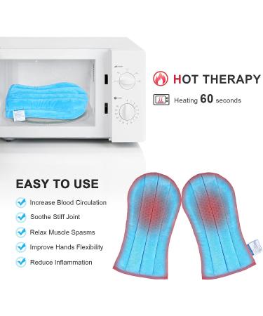 Chenove Microwavable Arthritis Gloves - Pain Relief & Moist Heat Therapy for Arthritis, Carpal Tunnel & Stiff Joints - Buy Online on GoSupps.com