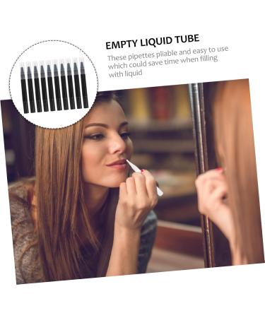 Outanaya 10pcs Nail Polish Twist Pen Lip Gloss Cuticle Oil Bottles Empty Cuticle Oil Pen Makeup Tools Make up Black 12.60X1.20X1.20CM - Buy Online on GoSupps.com