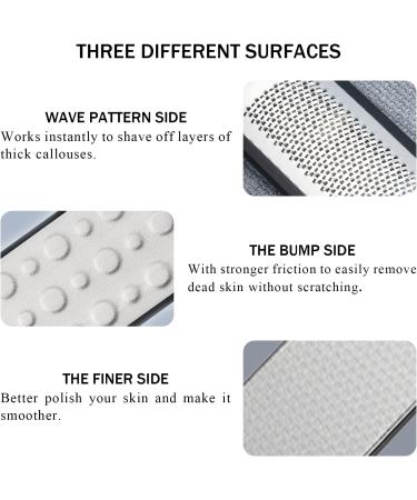 SetSail Callus Remover for Feet 2 Pack - Premium Stainless Steel Foot File Kit for Dead Skin and Cracked Heels - Rust-Free Foot Scrubber - Pedicure Tools for Wet and Dry Feet - 2 Piece Set - Buy Online on GoSupps.com