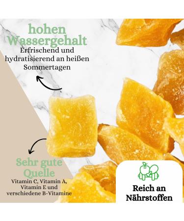  1001 Frucht 1001 Frucht Candi e mango 250g chunks of mango for yogurt cereal mix exotic dried fruit fine food candied fruit for cooking fruit candy fruit fruit candy premium quality - Buy Online on GoSupps.com