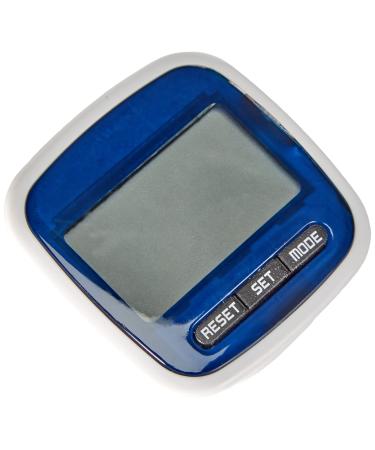 Moses Unisex - adult wanderlust pedometer |Including distance measurement and calorie consumption display |With automatic switch -off and belt clip blue one size