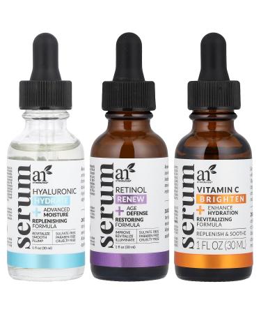 Artnaturals Serum Trio Set 3 Serums 1 fl oz (29.5 ml) Each - Buy Online on GoSupps.com