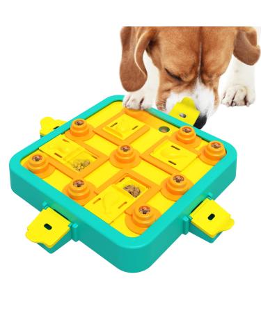Dufuso dog toys intelligence intelligence toys for large/medium/small dog toy toys intelligently for IQ training stress relief dog intelligence toy level 3 (difficult) B-blue
