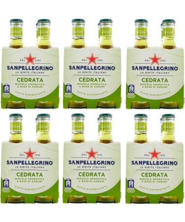 San Pellegrino Cedrata Soft Drinks Pack of 48 + Tonic Oak Disposable Glass Bottle 20 cl - Buy Online on GoSupps.com