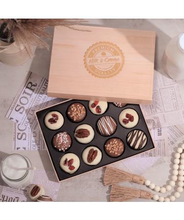 Gourmet Milk Chocolate Cookie Gift Box - Perfect Cookie Gift Basket for Birthdays and Anniversaries - Buy Online on GoSupps.com