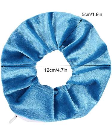 Generse Flannel Hair Ties - 6 Black Hair Ropes for Women & Girls | Stylish Hair Accessories - Buy Online on GoSupps.com