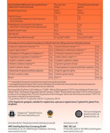  MaxiNutrition MaxiNutrition MaxClear Peach Ice Tea protein iced tea 100% Clear Whey Protein Isolate 420g 80% protein refreshing low calorie no artificial flavors - Buy Online on GoSupps.com