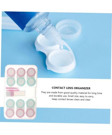 JECOMPRIS 6-Compartment Contact Lens Container Travel-Friendly Lens Organizer & Glasses Frame Storage | 3 Pack (16x10cm) - Perfect for Eye Care - Buy Online on GoSupps.com
