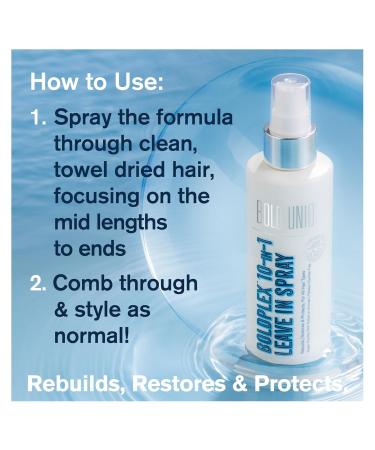 Boldplex Heat Thermal Protectant -10-in-1 Leave in Treatment Spray For Frizzy Dry Damaged Colored Broken Curly & Bleached Hair Types- Paraben & Sulfate-Free. Cruelty Free 100% Vegan. 5.9 Fl.Oz - Buy Online on GoSupps.com