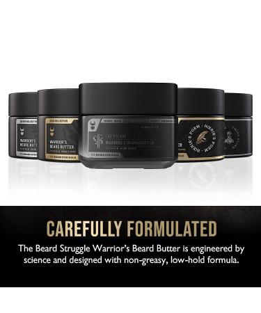 Buy Warrior's Beard Butter - Viking Storm | Handcrafted Non-Greasy Cologne-Grade Fragrance - 50g | Silver Collection - International Shipping - Buy Online on GoSupps.com