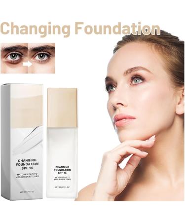 Color Changing Foundation Color Changing Liquid Foundation Liquid Foundation 30ml for Face | Liquid Face Concealer for Women and Girls Foundation for Face - Buy Online on GoSupps.com