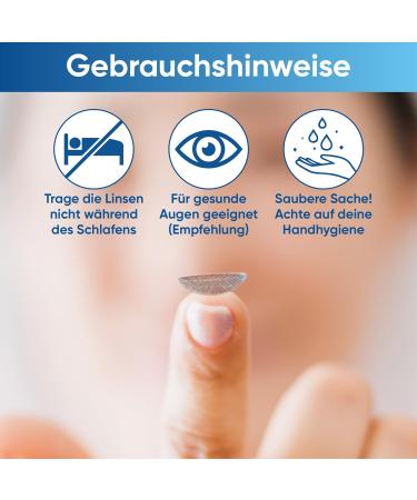 Colens Diamond Blue Contact Lenses - Annual Colored Lenses with High Opacity | Impressive Effects | Free Lens Container | Shop Now! - Buy Online on GoSupps.com