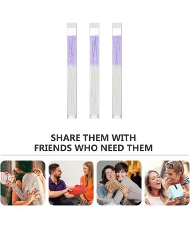 Healifty Earloch Cleaner - 180 One-Way Ear Care Tools for Piercing Aftercare | Violet | Perfect for Women & Men - Buy Online on GoSupps.com