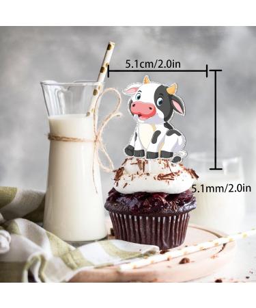 S-Cp-0041 Ice Cream Fruit Dessert Cupcake Topper Colorful Glitter Happy Birthday Sensory Pop Game Theme Decor Supplies Baby Shower Boys Girls Birthday Party Decorations - Buy Online on GoSupps.com