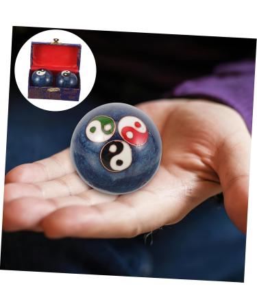 Shop Lurrose Chinese Baoding Balls - Metal Hand Massage & Stress Relief Exercise Balls for Fitness - Buy Online on GoSupps.com