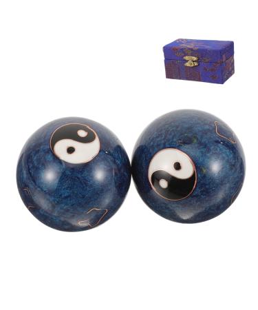 Healeeved 1 set of gymnastics ball massage gear Hand massage balls Servant massage balls metalball massage Hand tension balls sports exercise ball roll the ball relaxation ball fitness