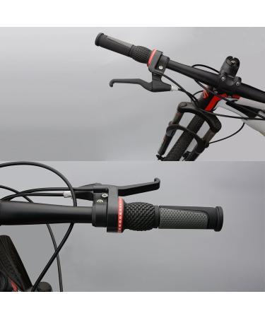 TOPCABIN Short Mini Bike Handlebar Grips - 2PCS 90mm Black + Grey Rubber Grips for Standard Bikes - Buy Online on GoSupps.com