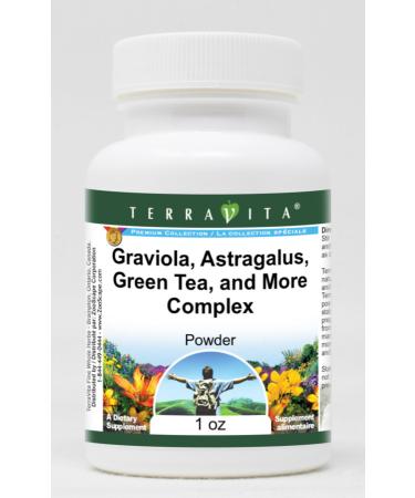 Graviola Astragalus Green Tea and More Complex Powder (1 oz ZIN: 517106)