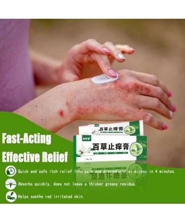 Natural Herbal Eczema and Psoriasis Cream for Sensitive Skin - Moisturizing Treatment for Dermatitis, Shingles, Acne, Rosacea - Anti-Itch Relief for Dry Skin (0.71oz, Pack of 6) - Buy Online on GoSupps.com
