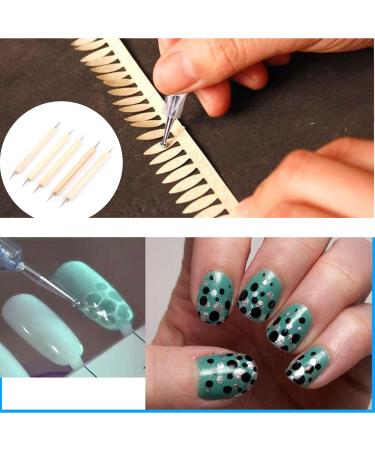 Jiamian 10-Piece Dotting Pen Set - Nail Art Tools for Marbleizing & Embossing | International Shipping Available - Buy Online on GoSupps.com