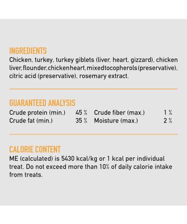ORIJEN Freeze Dried Cat Treats - Grain Free, Natural & Raw Animal Ingredients - 1.25 oz - Buy Online on GoSupps.com