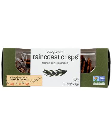 Raincoast Crisps, Rosemary Raisin Pecan Crisps, 5.3 Ounce