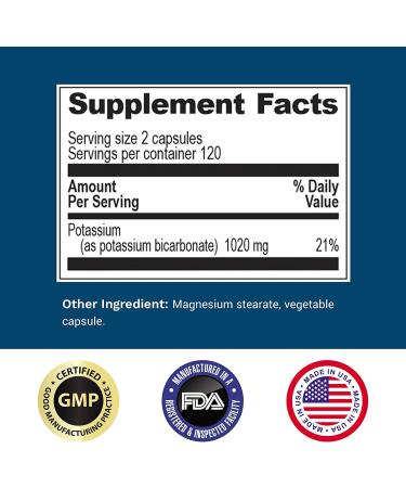 Life Enhancement Potassium Basics 240 Capsules - Buy Online on GoSupps.com