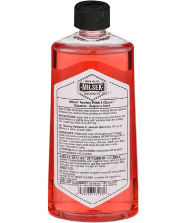 Milsek Furniture Polish and Cleaner with Cinnamon-Raspberry Scent (Holiday Oil) 12-Ounce Pack of 4 HO-4 4 Pack - Buy Online on GoSupps.com