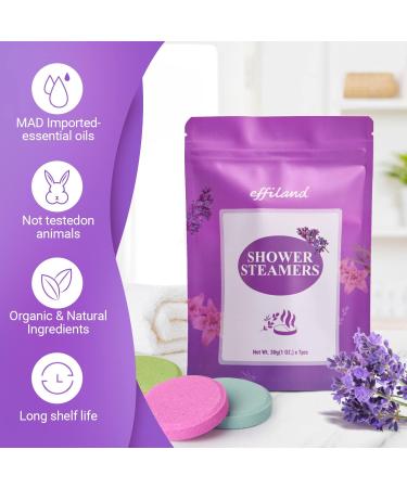 EFFILAND Shower Steamers: Aromatherapy 7-Pack with Essential Oils - Perfect Self-Care Gift for Mom, Relaxation, Birthday, Mother's Day - Buy Online on GoSupps.com