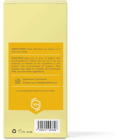 VITAT Propolis Throat Spray with Honey and Herbs 2.02 Fl Oz - Immune Support - Natural Ingredients - Additive Free - 1 Pack - Buy Online on GoSupps.com