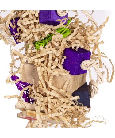 HappyBird Purple Shreddy Toy | Eco-Friendly Shredding Toy for Birds | Happy Nature International Shipping - Buy Online on GoSupps.com