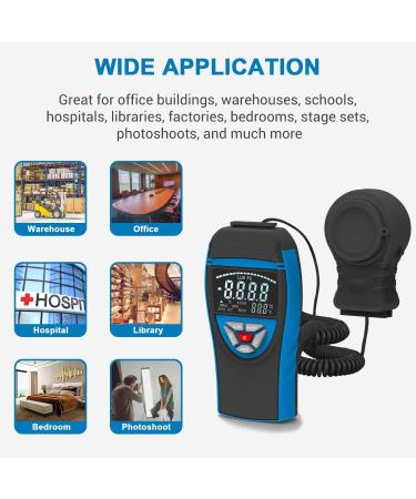 ANNMETER Light Illuminance Meter  Digital Luxmeter AN-8801C Measures 0-40 000Lux/ Footcandle with Separate Lumen Sensor  Lux/FC Lights Tester for Plant LED Office - Buy Online on GoSupps.com