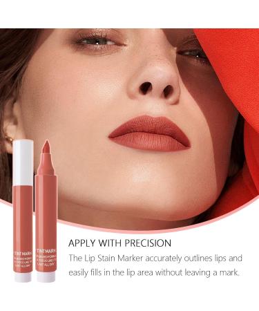  Zunishaone Liquid Lip Marker Moisturizing Lip Pen Precise Tip Waterproof and Smudge-Proof Easy Application | Perfect for Makeup Beauty Travel Home etc. - Buy Online on GoSupps.com