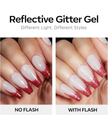 Modelones Red Gel Nail Polish Set - 6 Colors Wine Red Glitter Cat Eye Nail Polish Kit - Classic Sparkle Soak Off LED Gel - Holiday Manicure DIY Home Gift - LAST CHRISTMAS 7ml - Buy Online on GoSupps.com