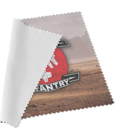 Urban Backwoods Mobile Infantry Logo Microfiber Cloth | Premium Glasses Cleaning Cloth for Clear Vision - Buy Online on GoSupps.com