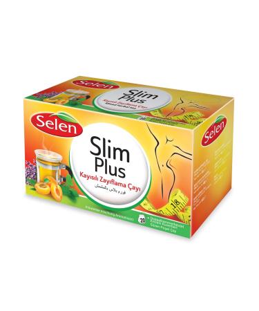Selen Slim Plus Apricot Herbal Tea 20 Tea Bags