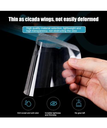 Yianyal Hair Salon Face Makeup Shower Face Shield Visors | Hairspray Shield Haircut Pads Hair Spray Face Protector Hair Styling Tools For Hairdressing Makeup - Buy Online on GoSupps.com