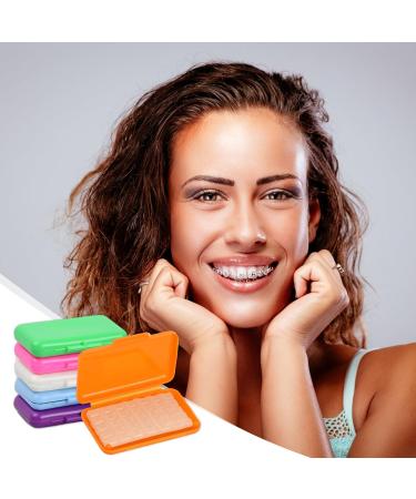 NATUCE Orthodontic Wax for Braces - 10 Boxes (50 Strips) | Pre-Cut Dental Wax to Relieve Irritation & Pain - White - Buy Online on GoSupps.com